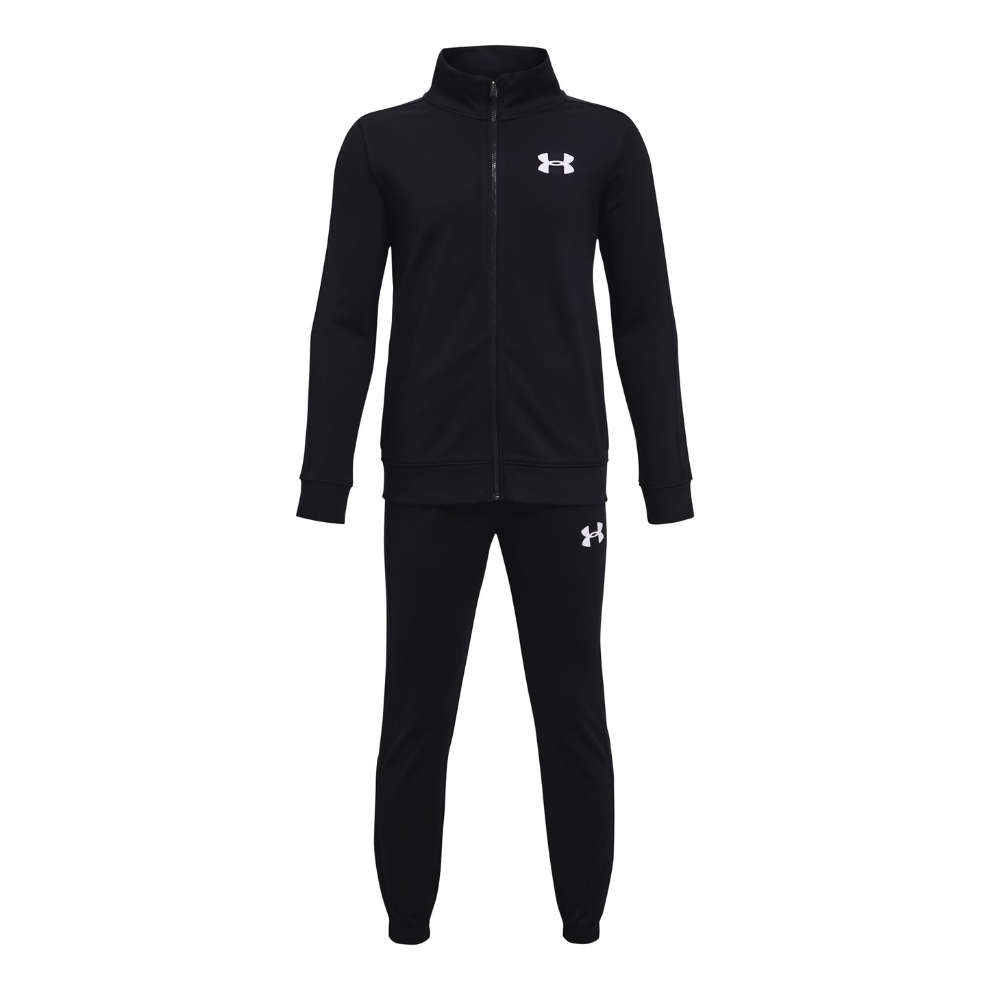 Under Armour Knit Tracksuit Boys-Black,White