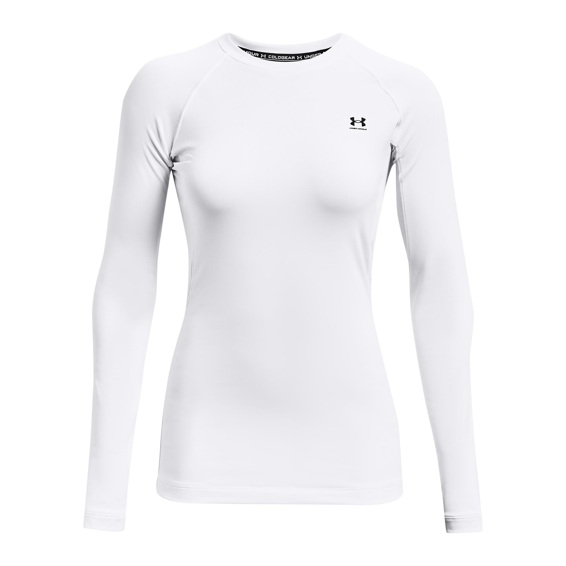 Under Armour Authentics Crew Long Sleeve Women-White
