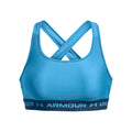 Crossback Mid Sport-BH Damen - blau,