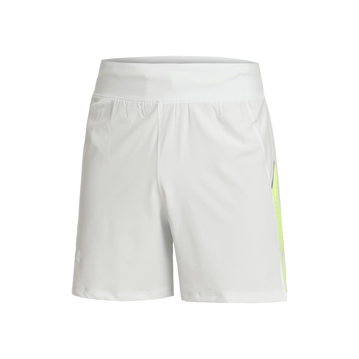 Under Armour Launch Elite 7in Shorts Men - white, neon yellow