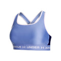 Crossback Mid Sport-BH Damen - blau, lila