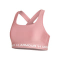 Crossback Mid Sport-BH Damen - rosa,