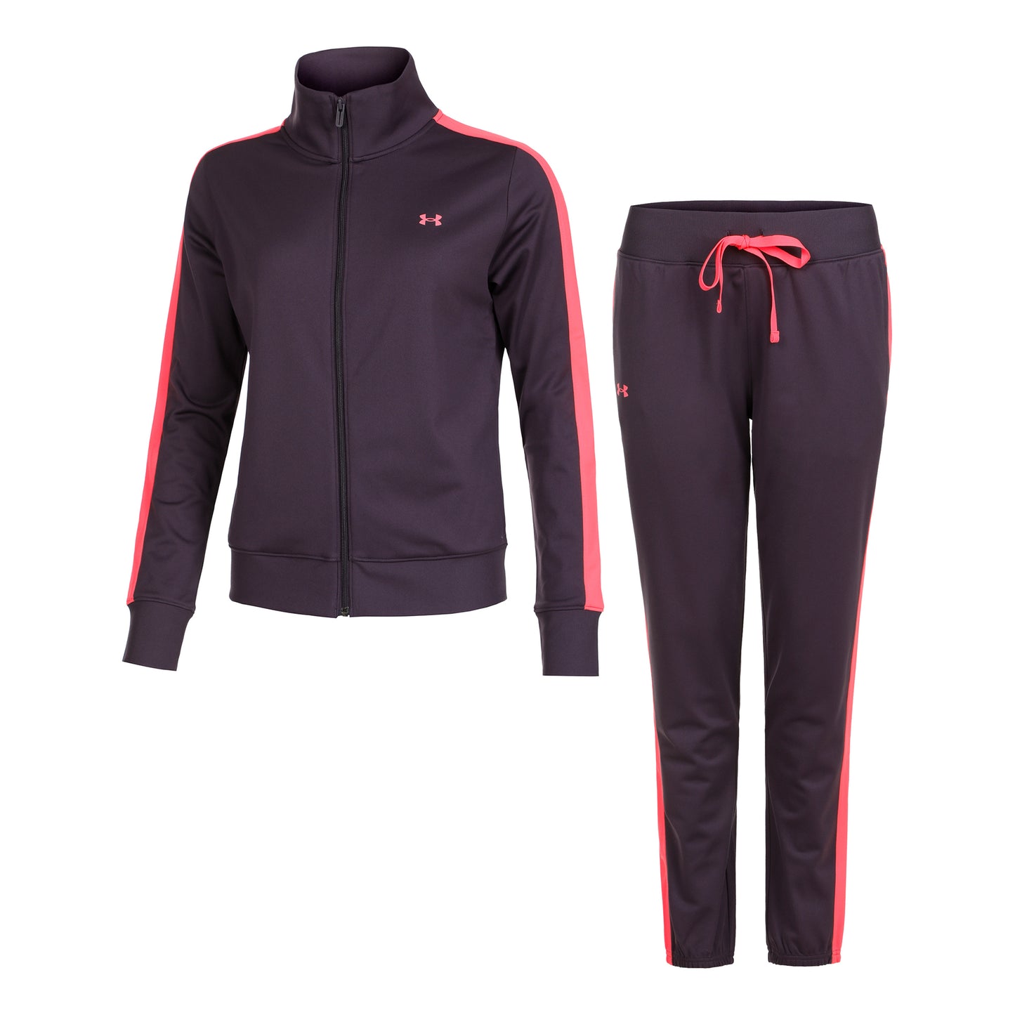 Under Armour Tricot Tracksuit Women - violet, red