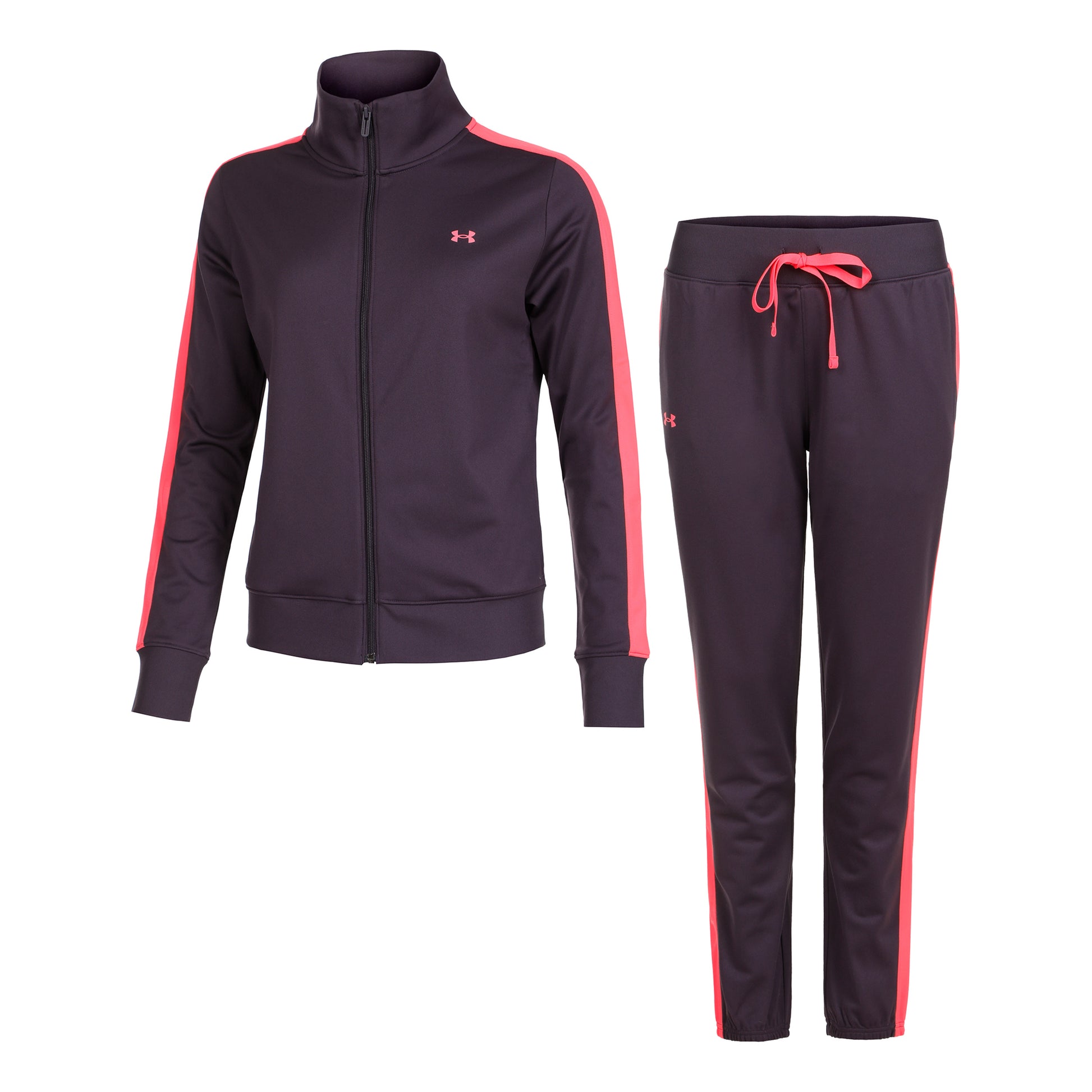 Under Armour Tricot Tracksuit Women - violet, red
