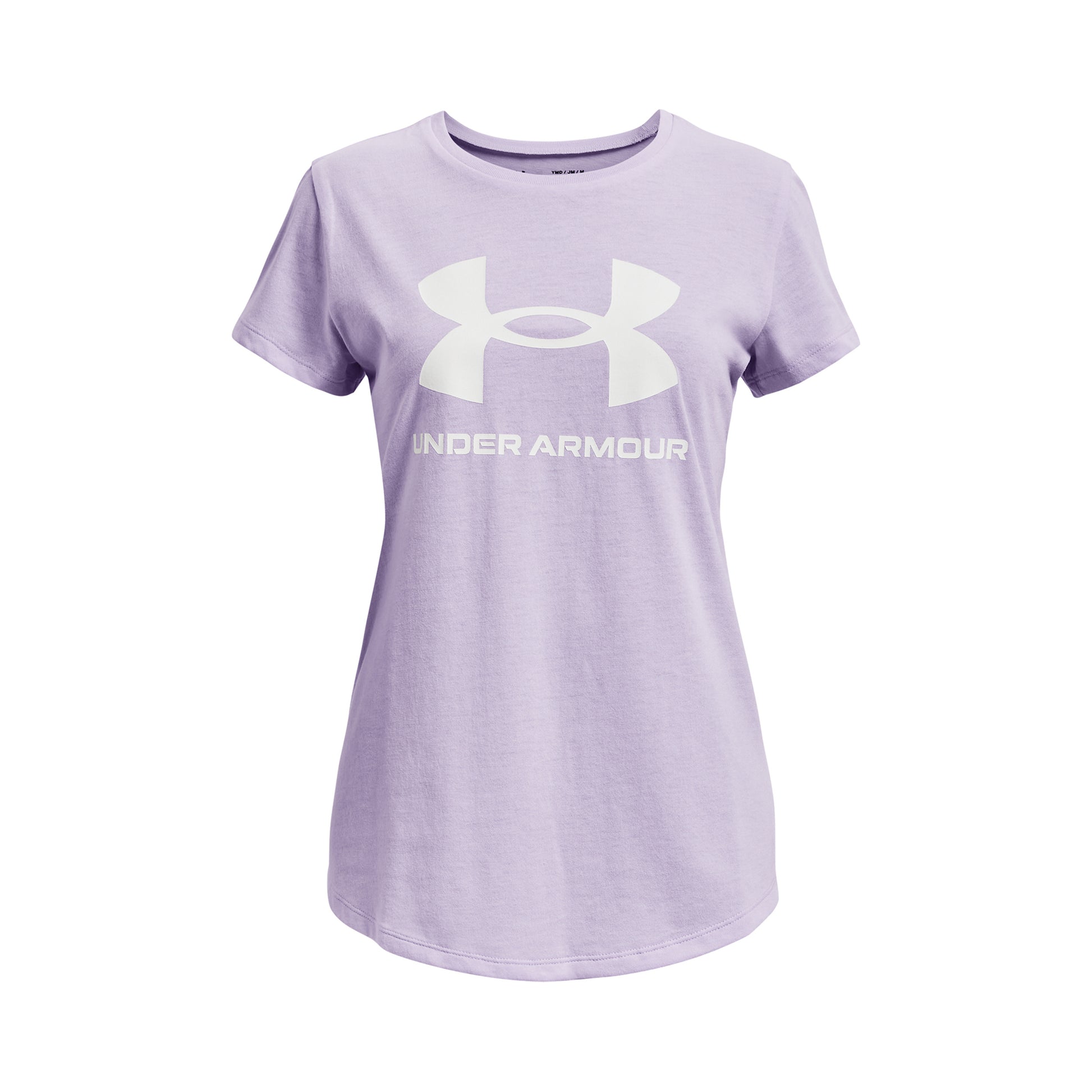 Under Armour Sportstyle Logo T-Shirt Mädchen - flieder, weiß