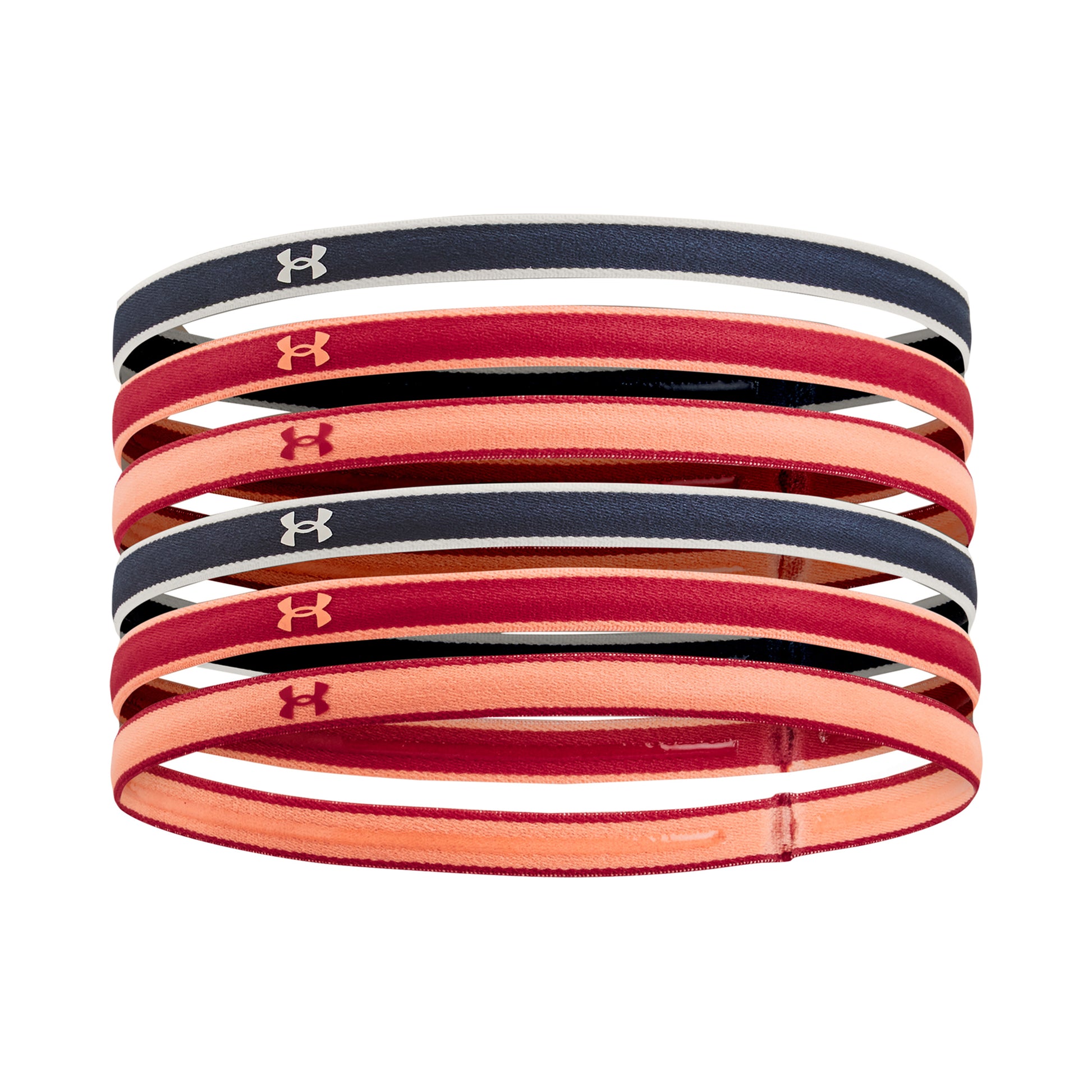 Under Armour Mini Hair band 6 Pack Women-multicoloured,apricot