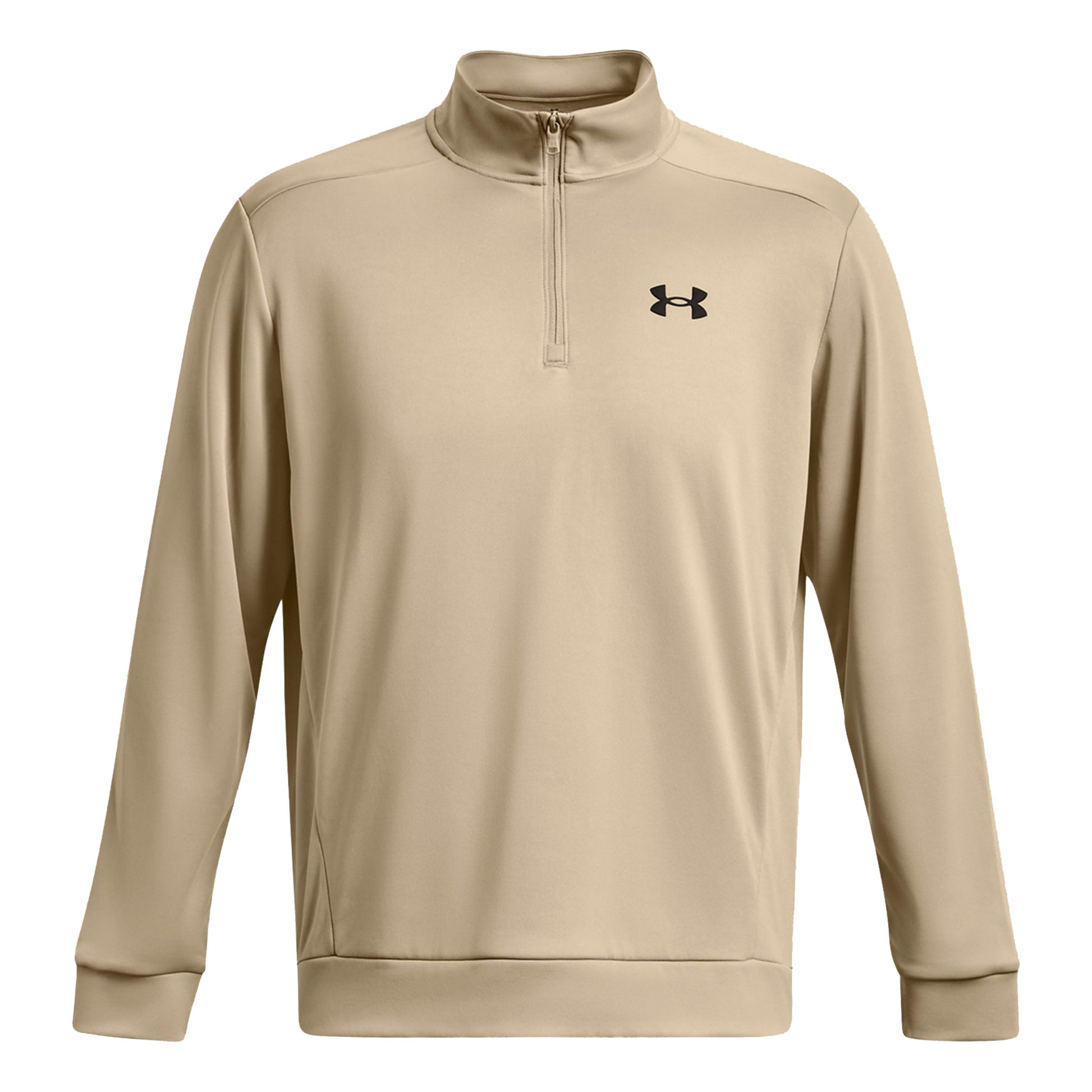 Under Armour Quarter Half-Zip Long sleeve Men - khaki,