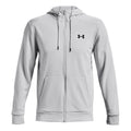 Fleece Full Zip Sweatjacke Herren - hellgrau,
