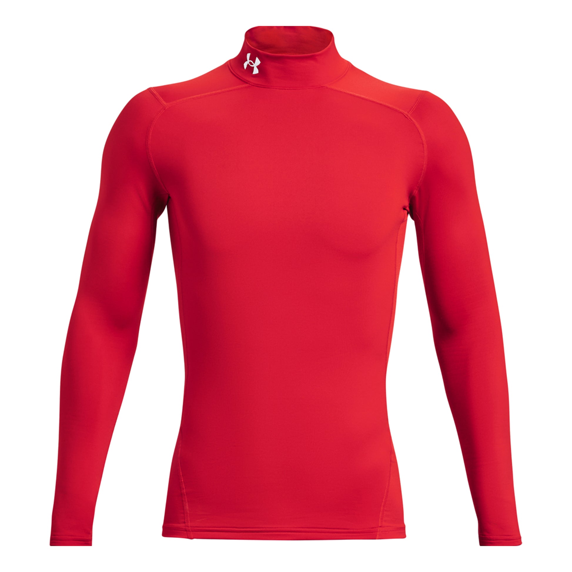 Under Armour Coldgear Comp Mock Longsleeve Herren - rot,
