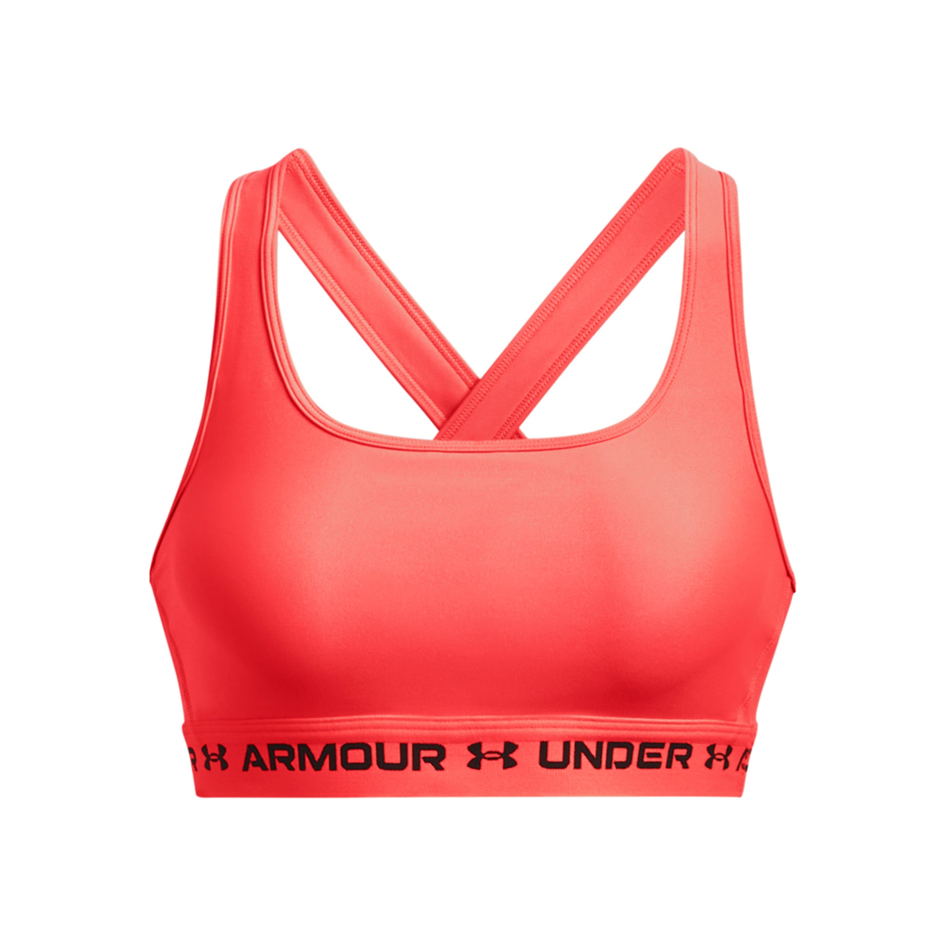 Under Armour Crossback Mid Sports bras Women - coral, black