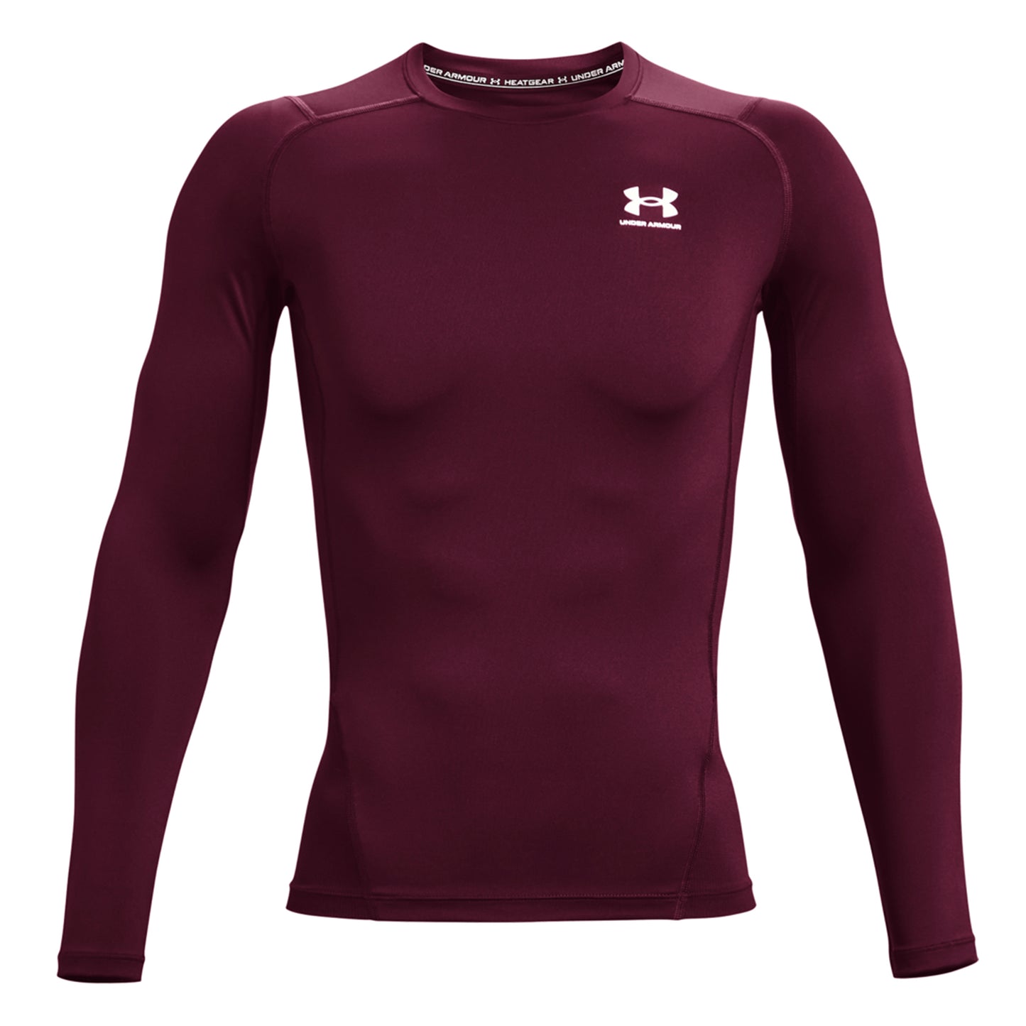 Under Armour Heatgear Comp Long sleeve Men - dark red,