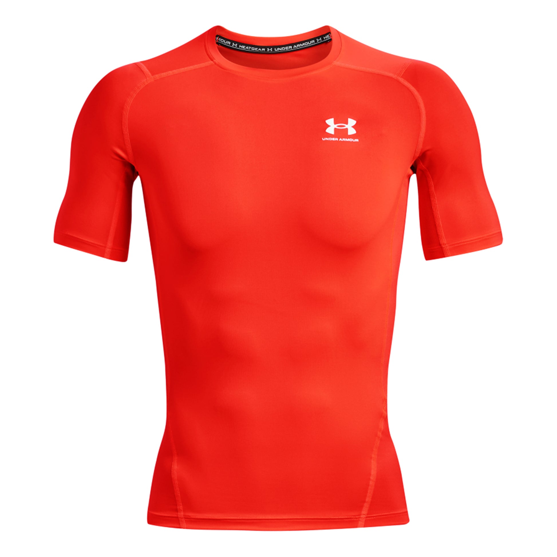 Under Armour Heatgear Comp T-Shirt Herren - neonrot,