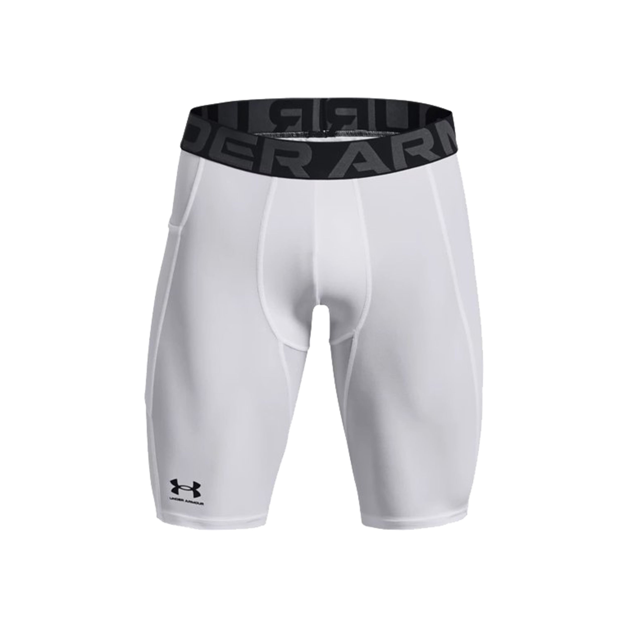 Under Armour Heatgear Long Shorts Herren-Weiß