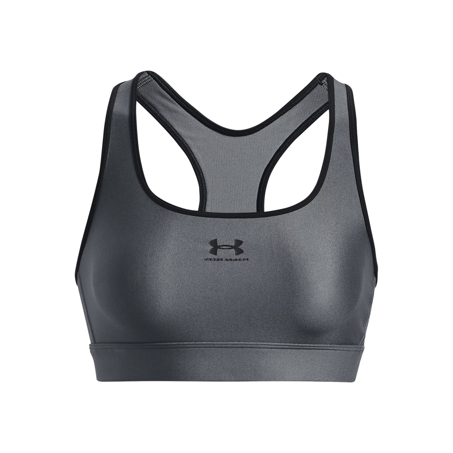 Under Armour Heatgear Mid Padless Sports Bras Women-Grey