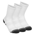 Performance Tech Crew Sportsocken 3er Pack-Weiß