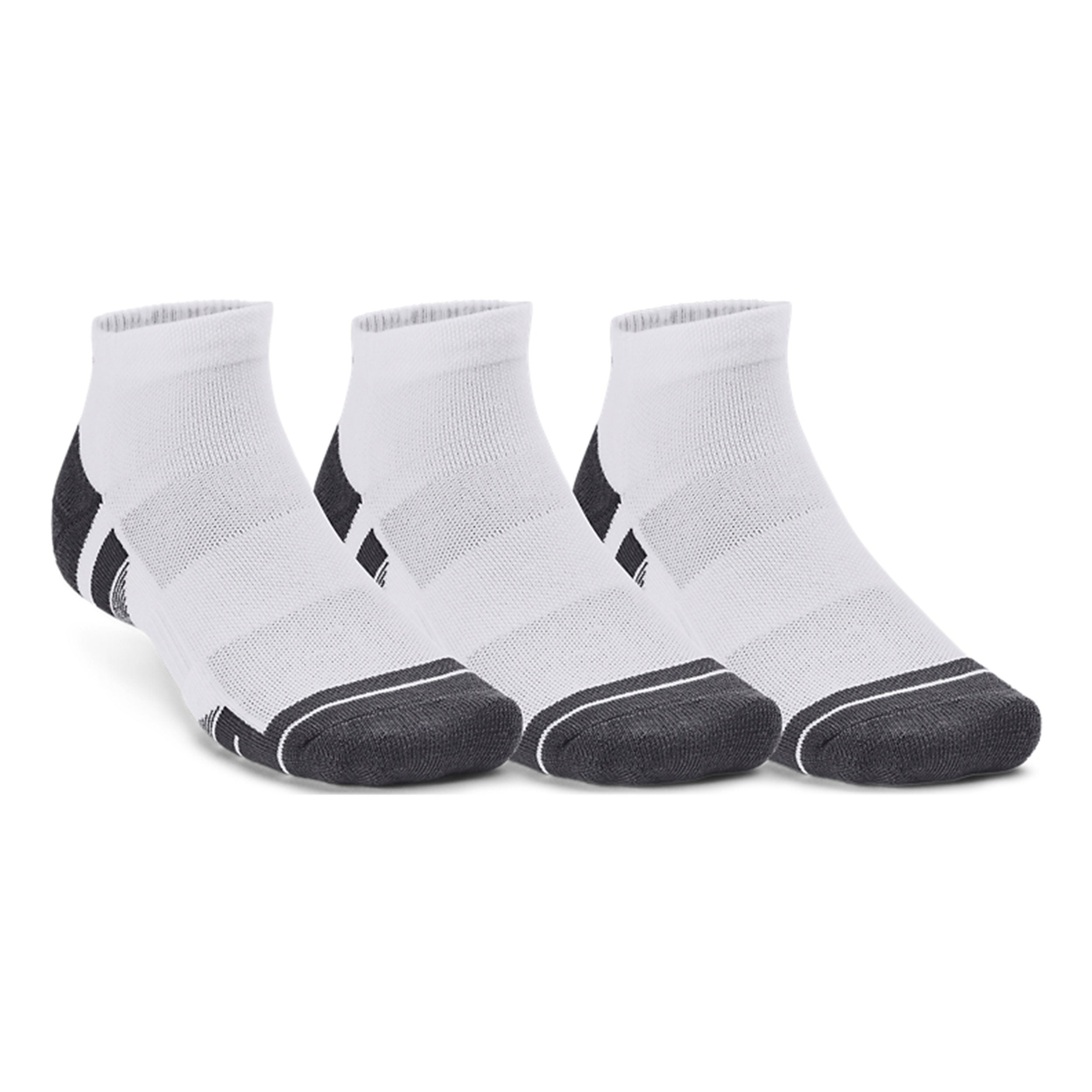 Under Armour Performance Tech Low Tennissocken 3er Pack-Weiß