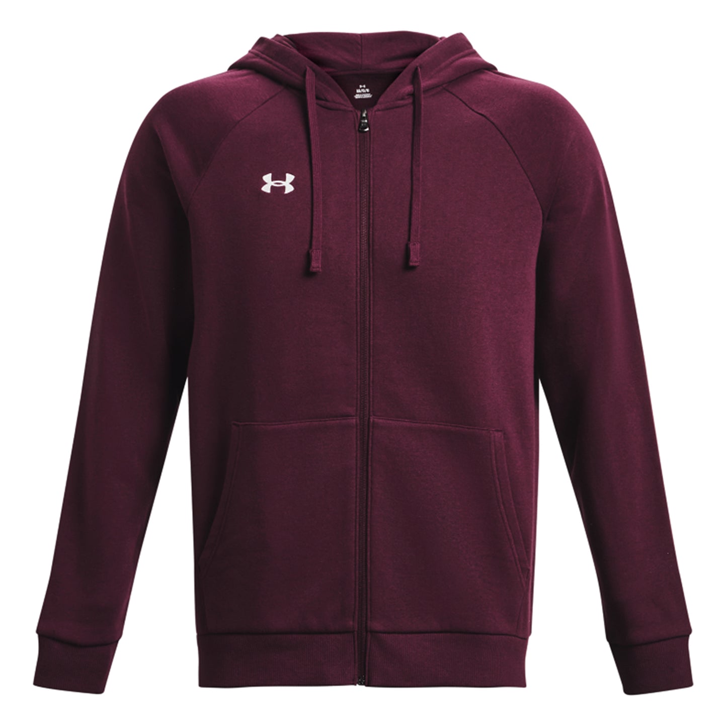 Under Armour Rival Zip Hoodie Men - dark red,