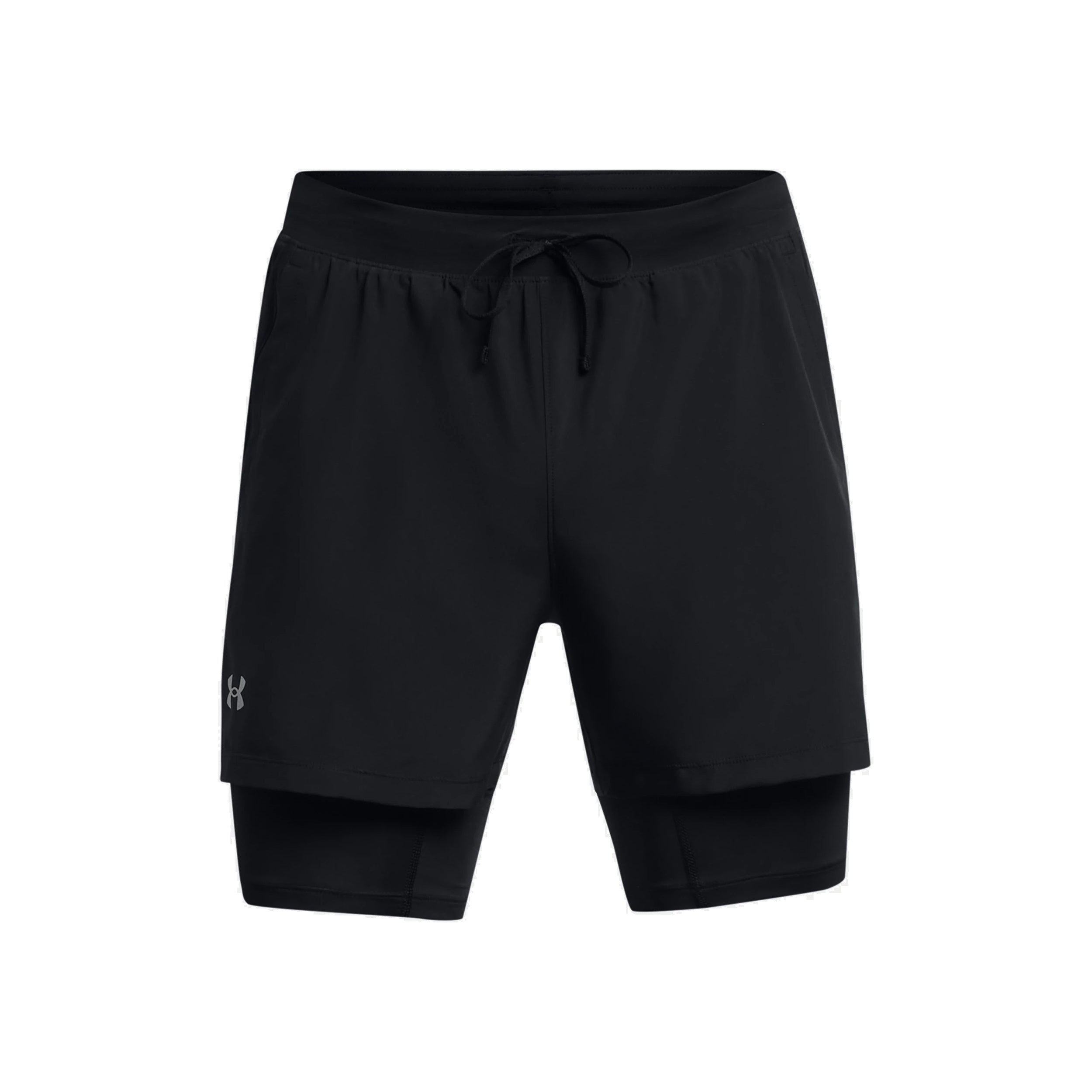 Under Armour Launch 5 Inch 2-in-1 Laufshorts Herren-Schwarz
