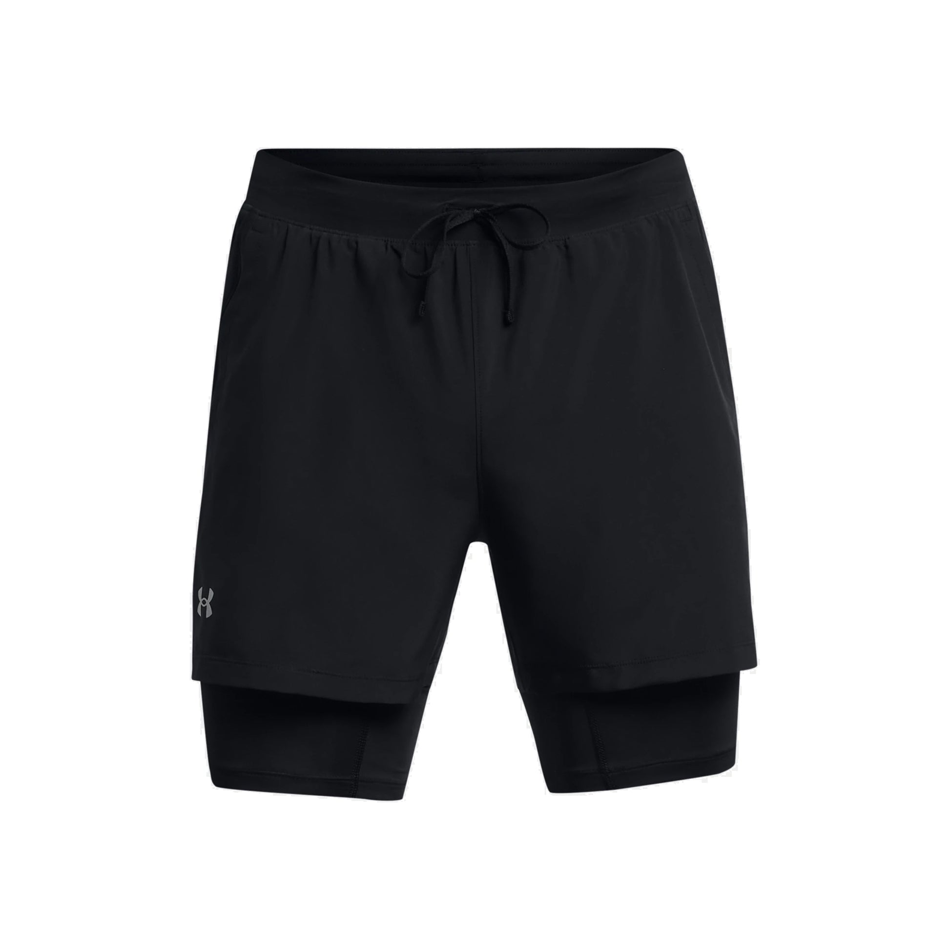 Under Armour Launch 5 Inch 2-in-1 Running Shorts Men-Black