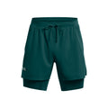 Launch 2in1 5in Running shorts Men - petrol,