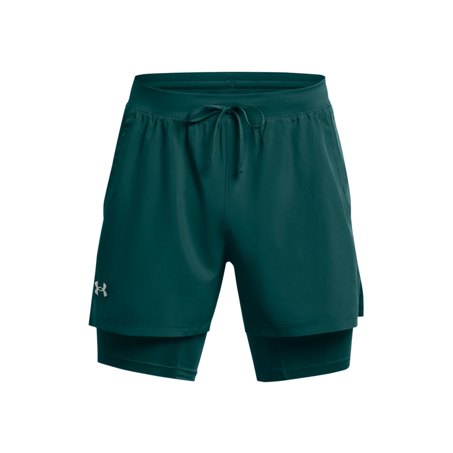 Under Armour Launch 2in1 5in Running shorts Men - petrol,