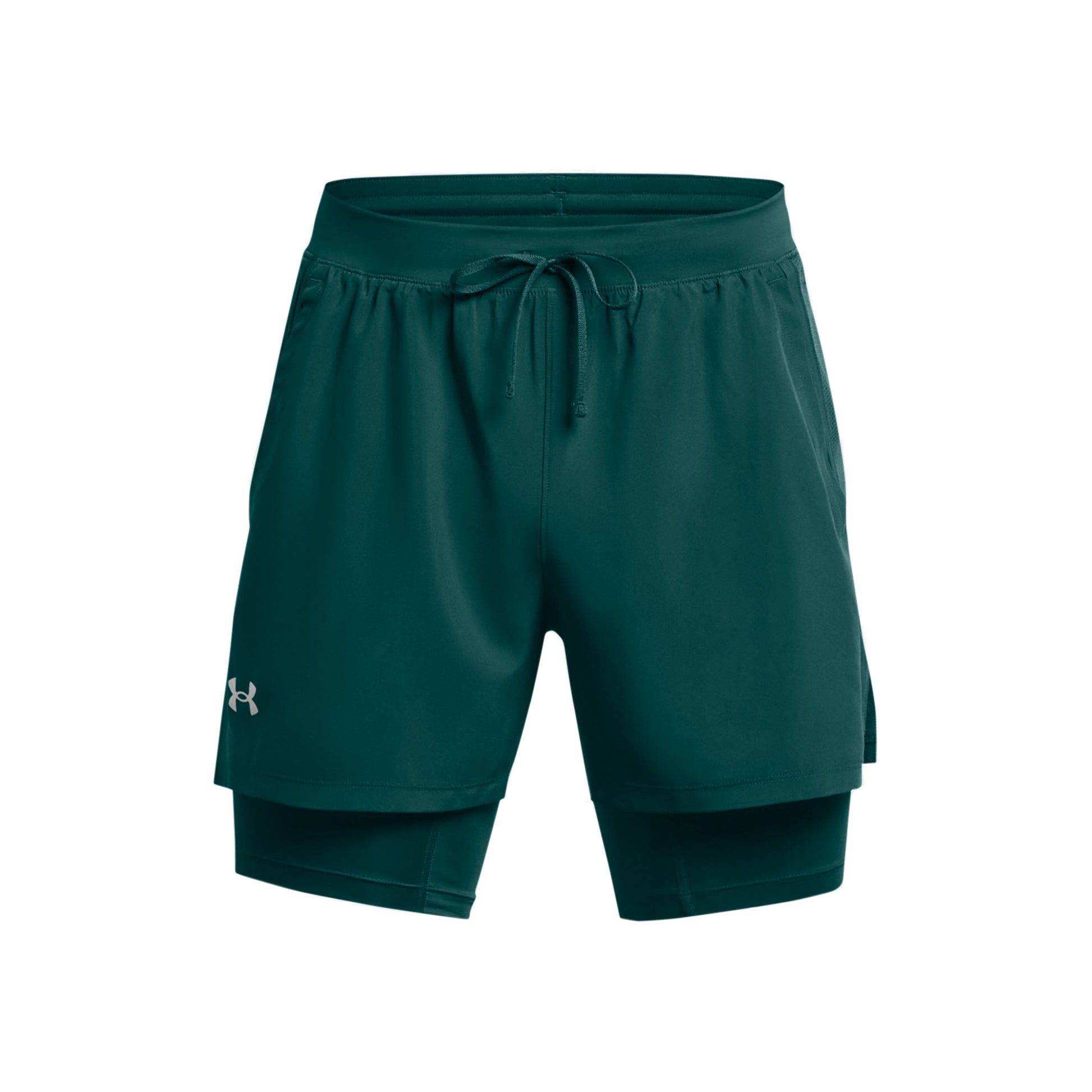 Under Armour Launch 2in1 5in Running shorts Men - petrol,