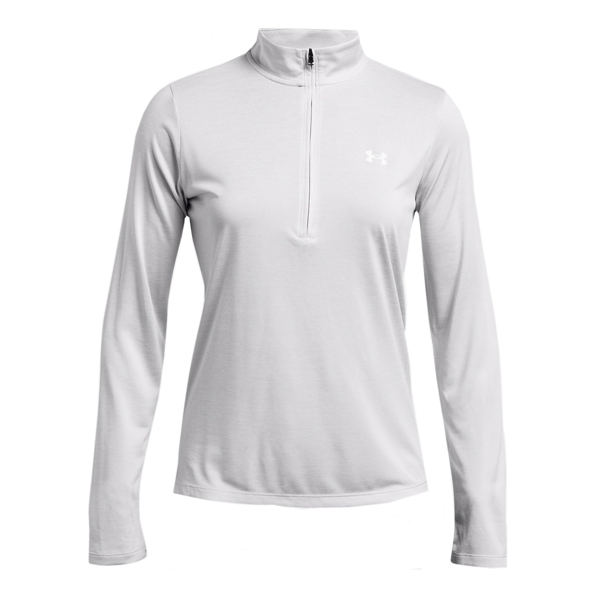 Under Armour Tech Half-Zip Twist Longsleeve Damen-Grau