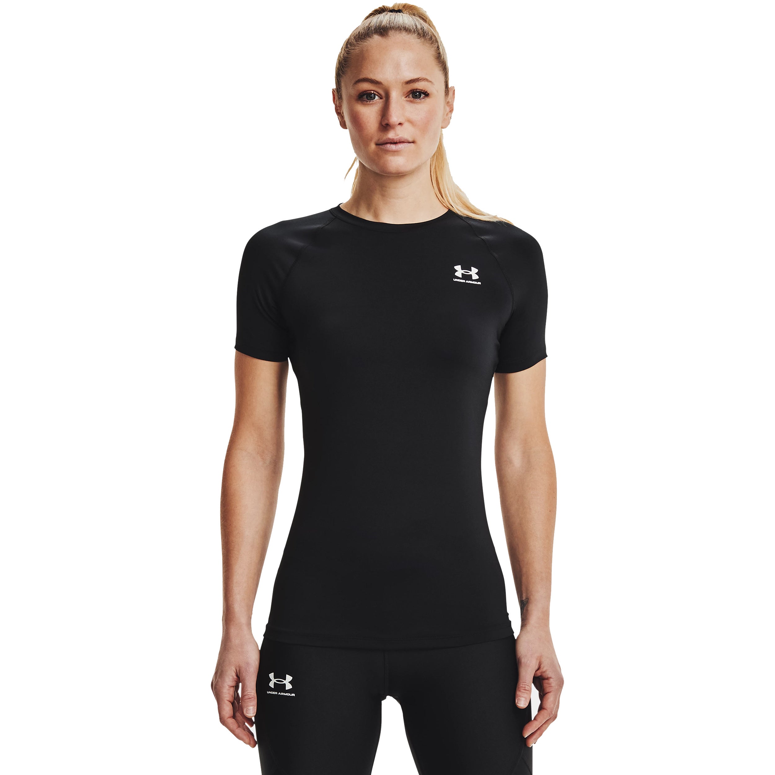 Under Armour Heatgear Authentics Comp T-Shirt Women-Black