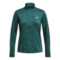 Tech 1/2 Zip-Twist Longsleeve Damen - petrol,