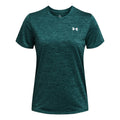 Tech Twist T-Shirt Damen - dunkelgrün,