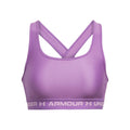 Crossback Mid Sport-BH Damen - lila,