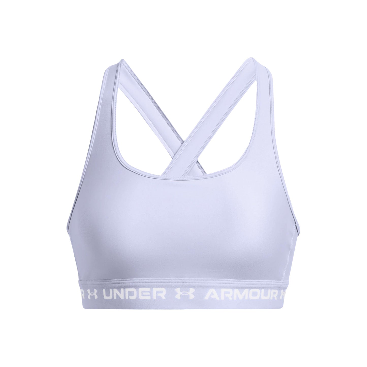 Under Armour Crossback Mid Sport-BH Damen - flieder,