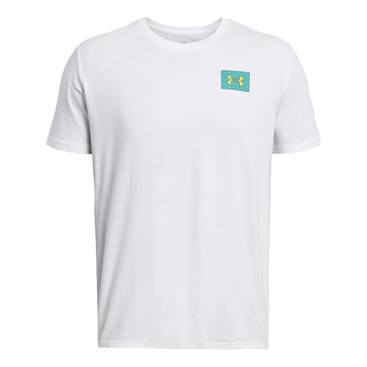Under Armour Color Block Logo LC T-Shirt Herren - weiß,