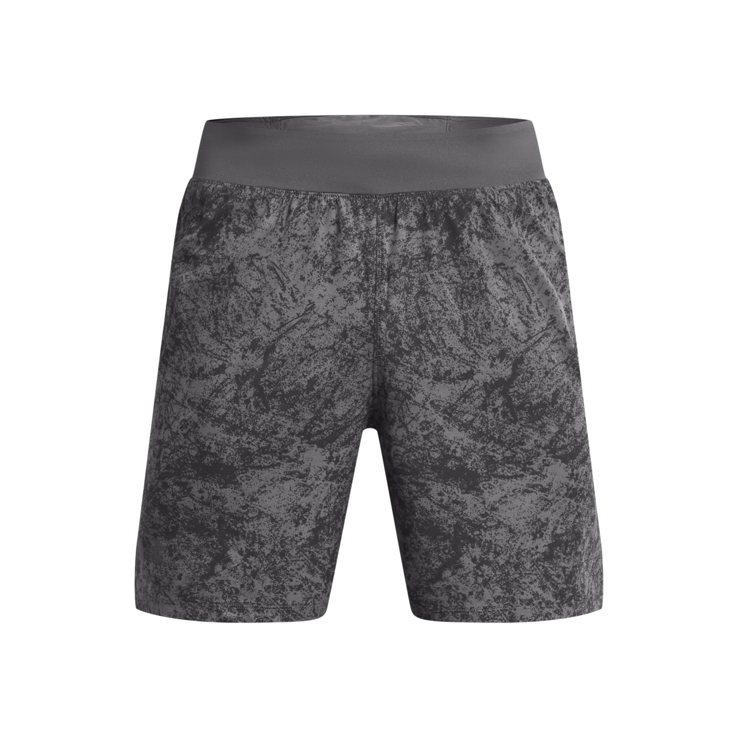 Under Armour Launch Pro 7in Printed Running Shorts Men-Grey,Green