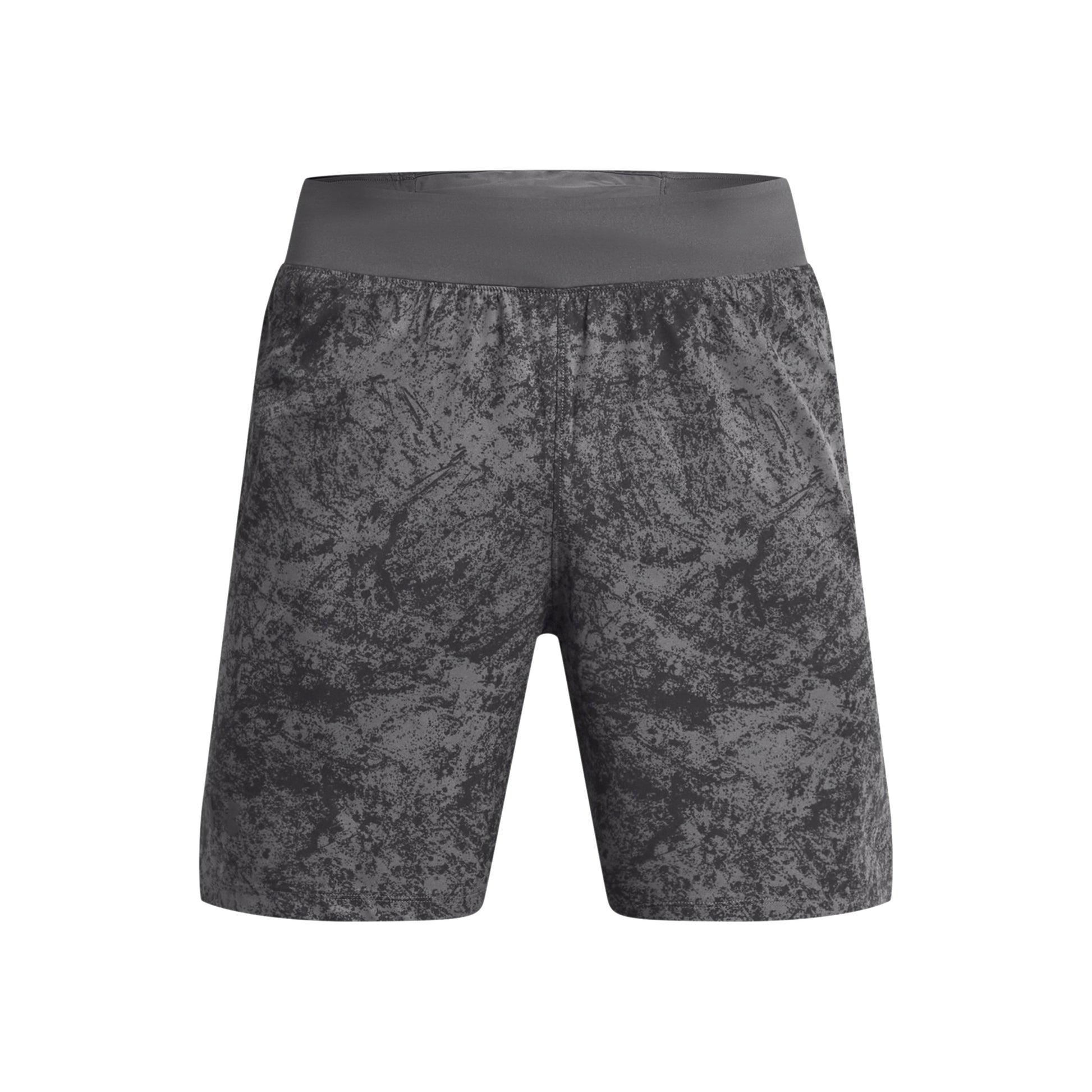 Under Armour Launch Pro 7in Printed Running Shorts Men-Grey,Green