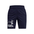 Tech Logo Shorts Jungen - dunkelblau, weiß