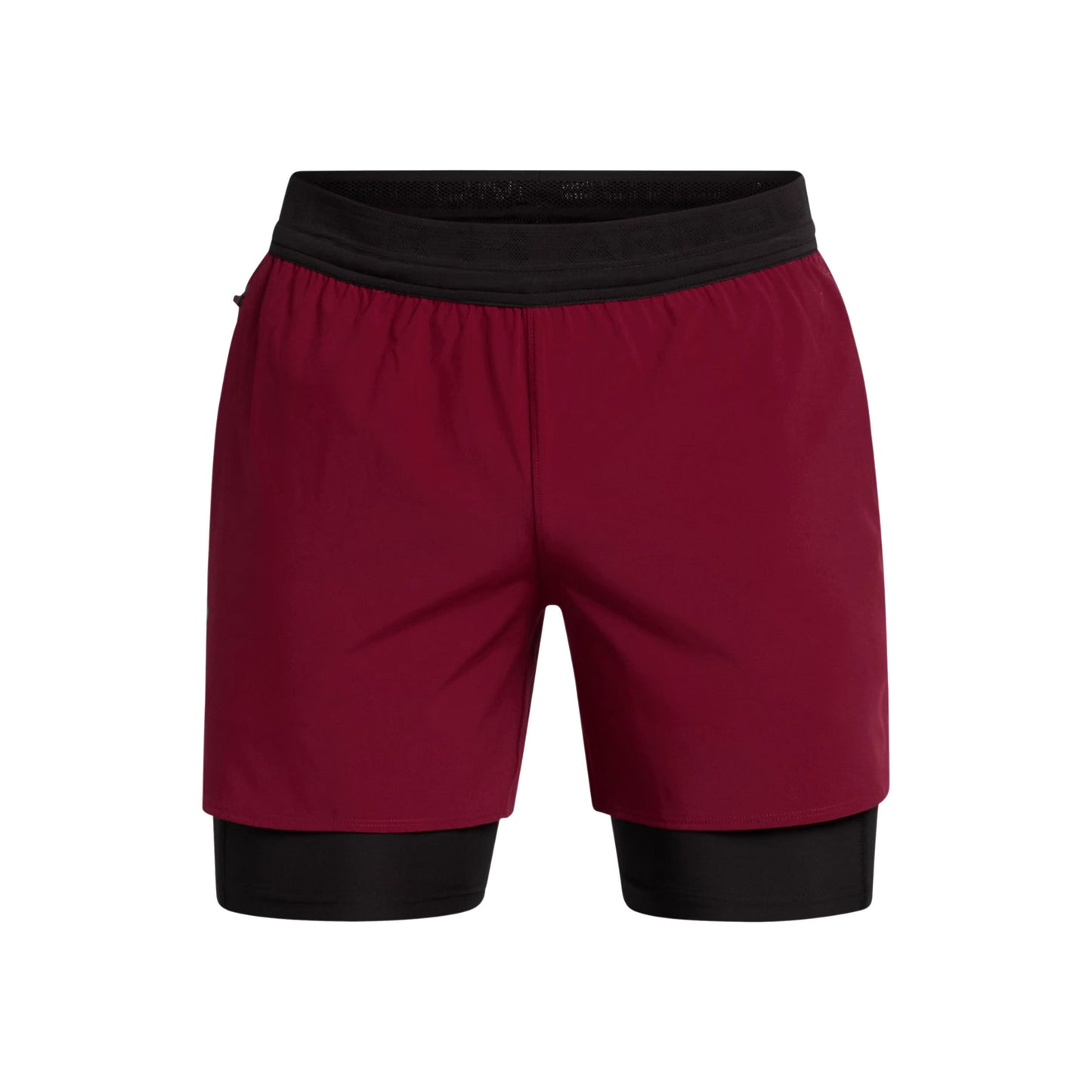 Under Armour Vanish Elite 2in1 Shorts Herren - weinrot, schwarz