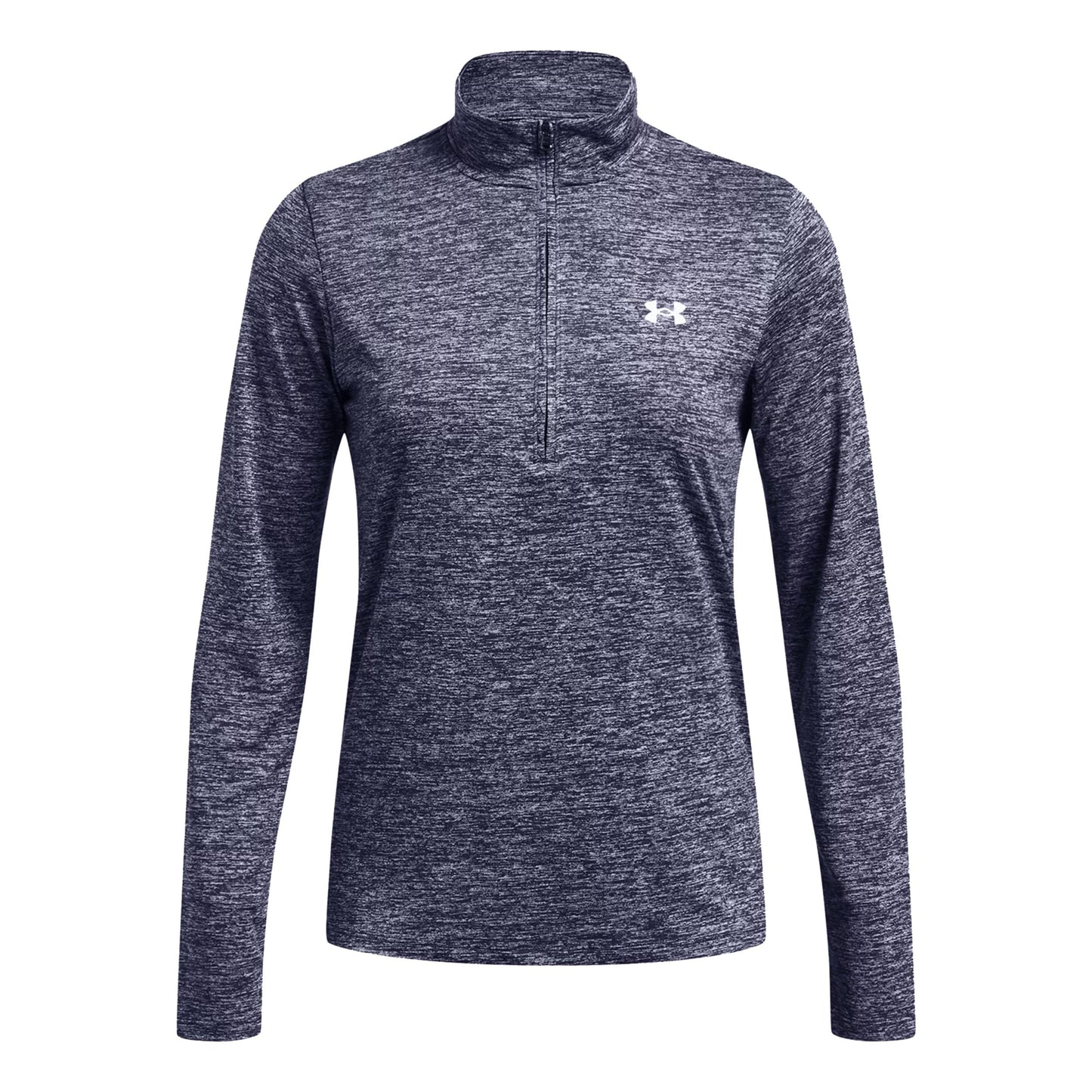 Under Armour Tech Twist Warmup 1/2 Zip Longsleeve Damen-Blaugrau