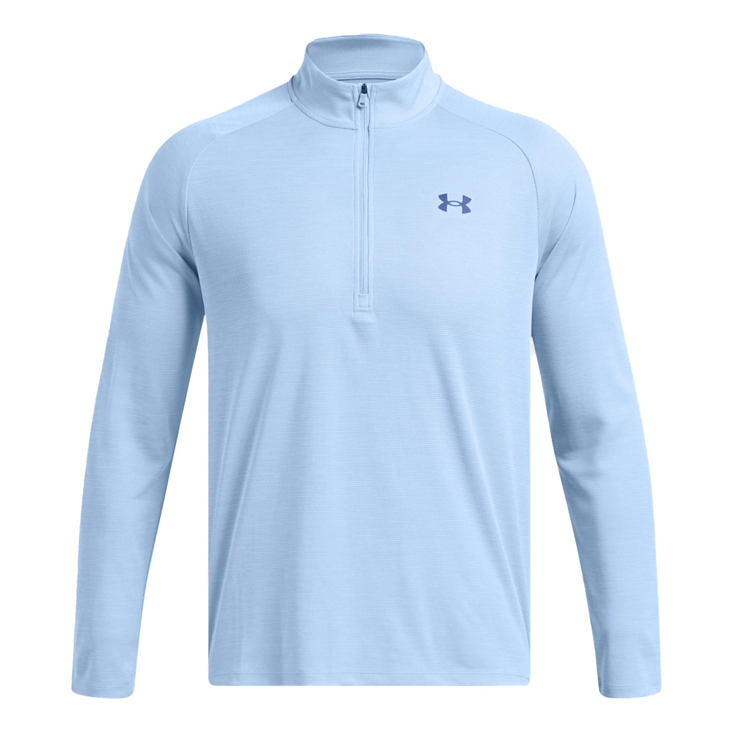 Under Armour Tech Textured Half-Zip Longsleeve Herren - hellblau,