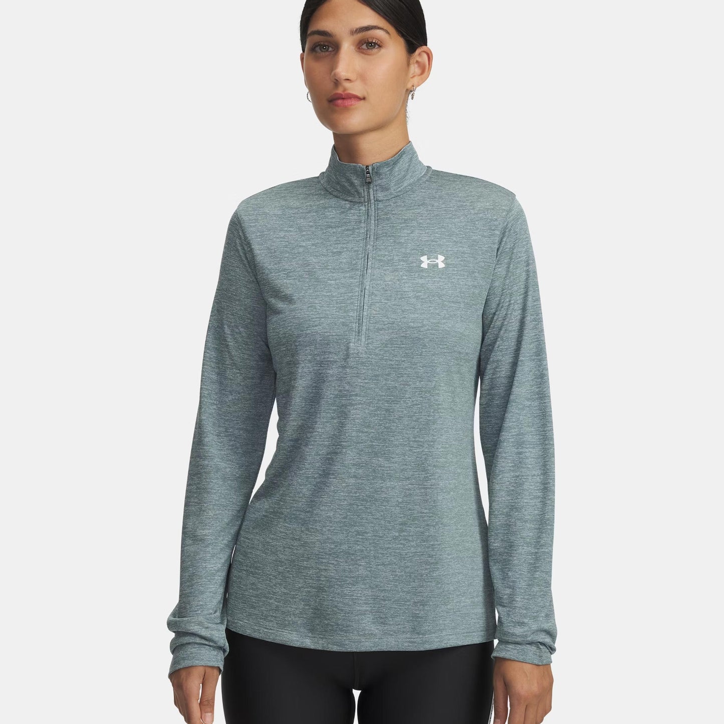 Under Armour Tech 1/2 Zip-Twist Long sleeve Women-white