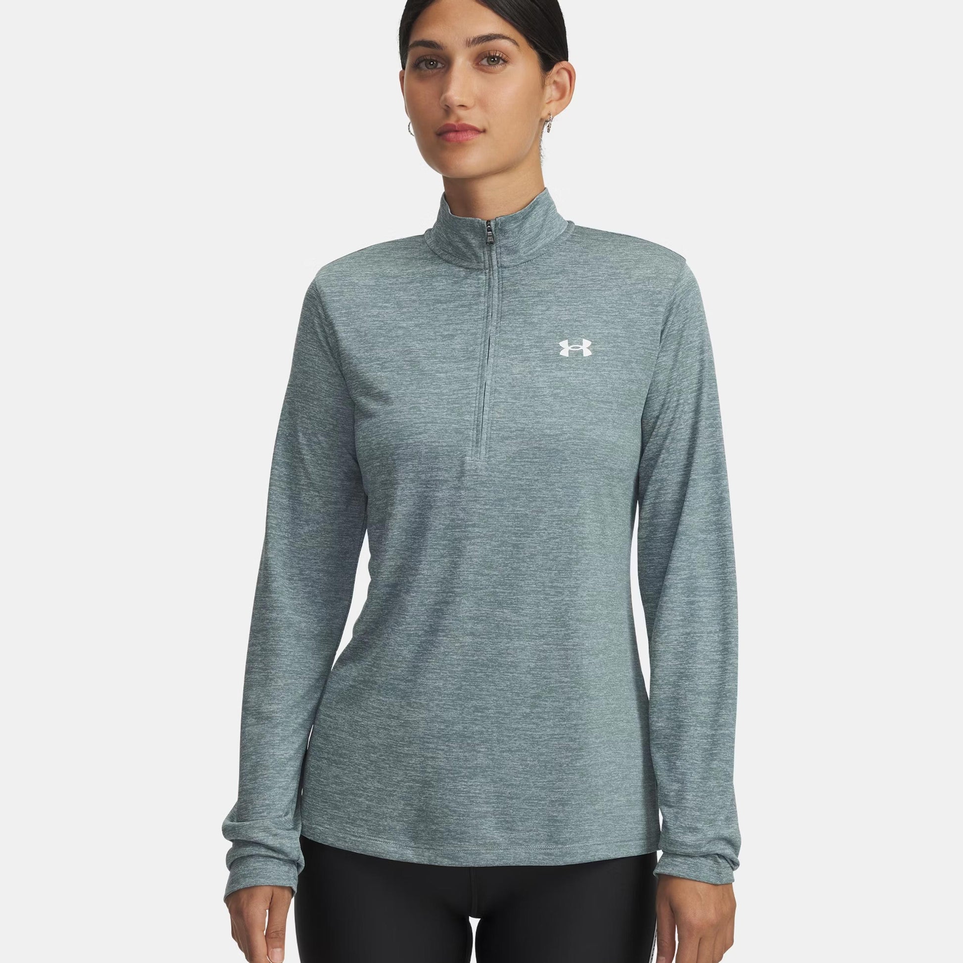 Under Armour Tech 1/2 Zip-Twist Long sleeve Women-white