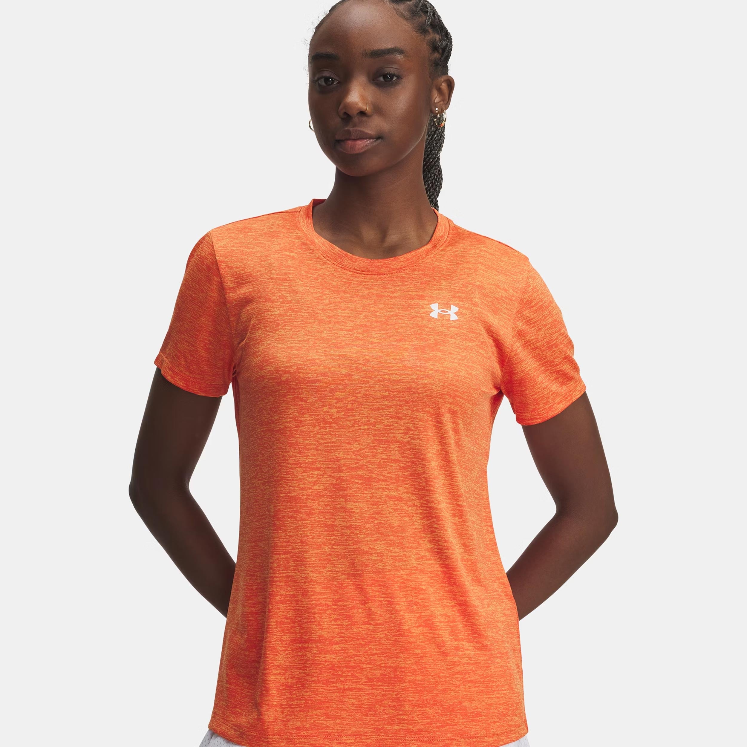 Under Armour Tech Twist T-Shirt Women - orange, white
