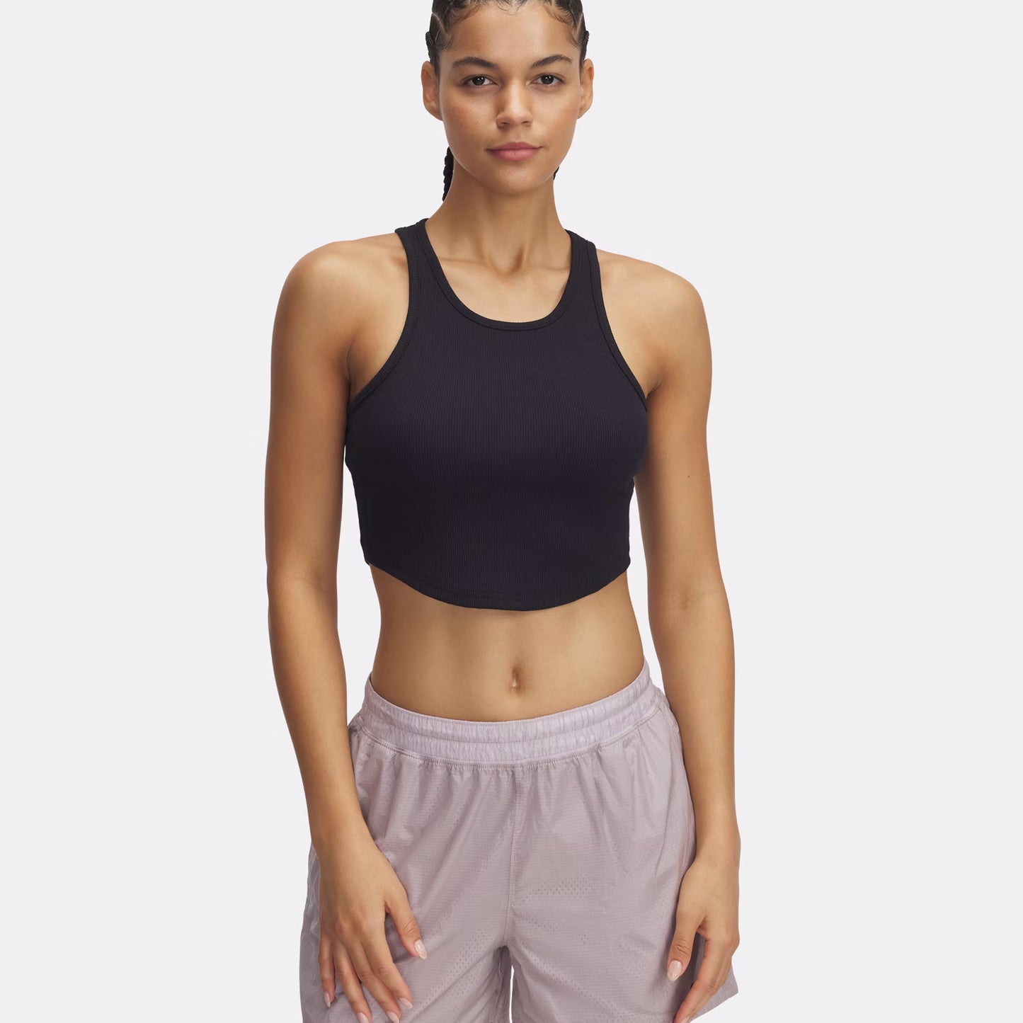 Under Armour Rival Rib Tank-Top Damen-Schwarz