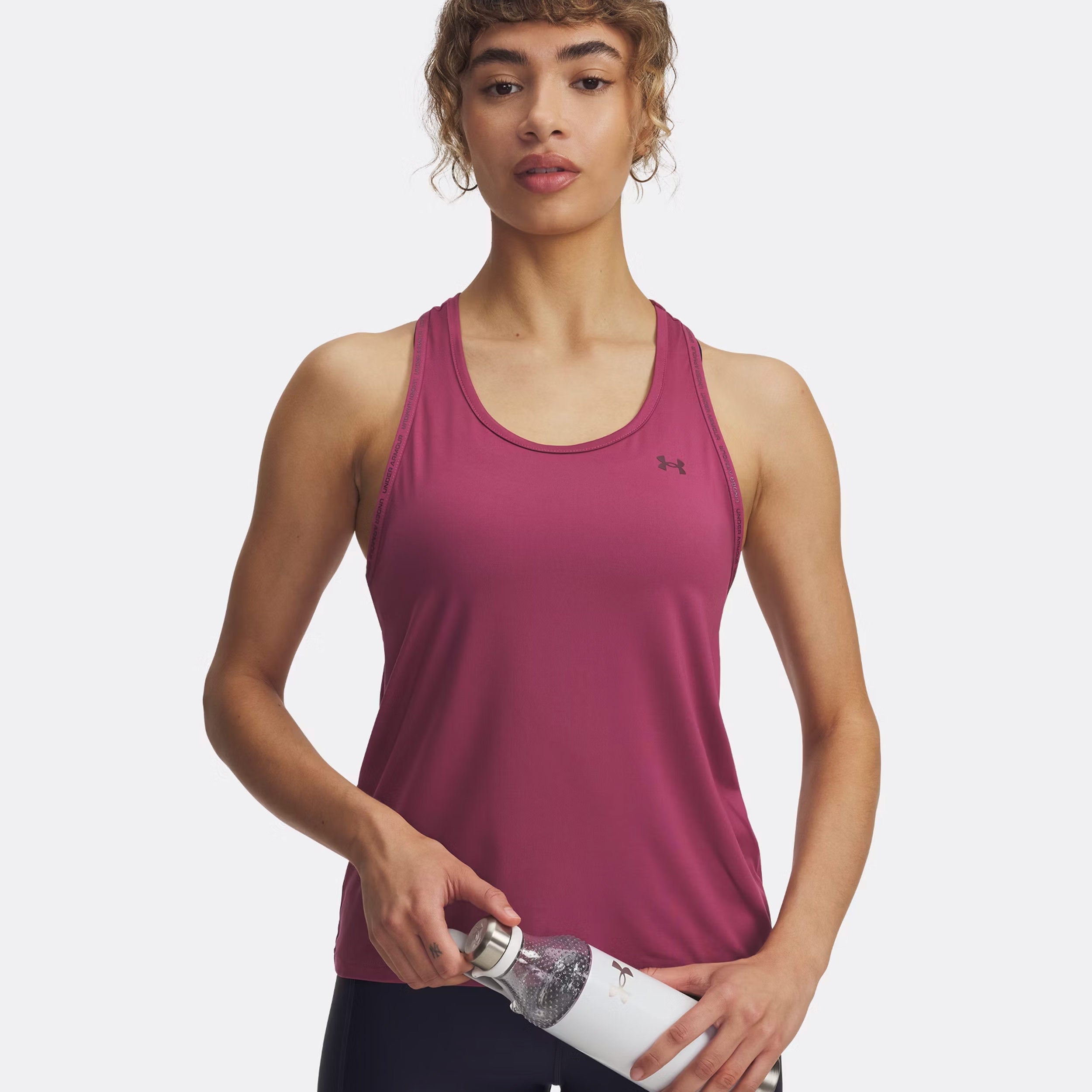 Under Armour Tech Knockout Tank Top Women-Berry