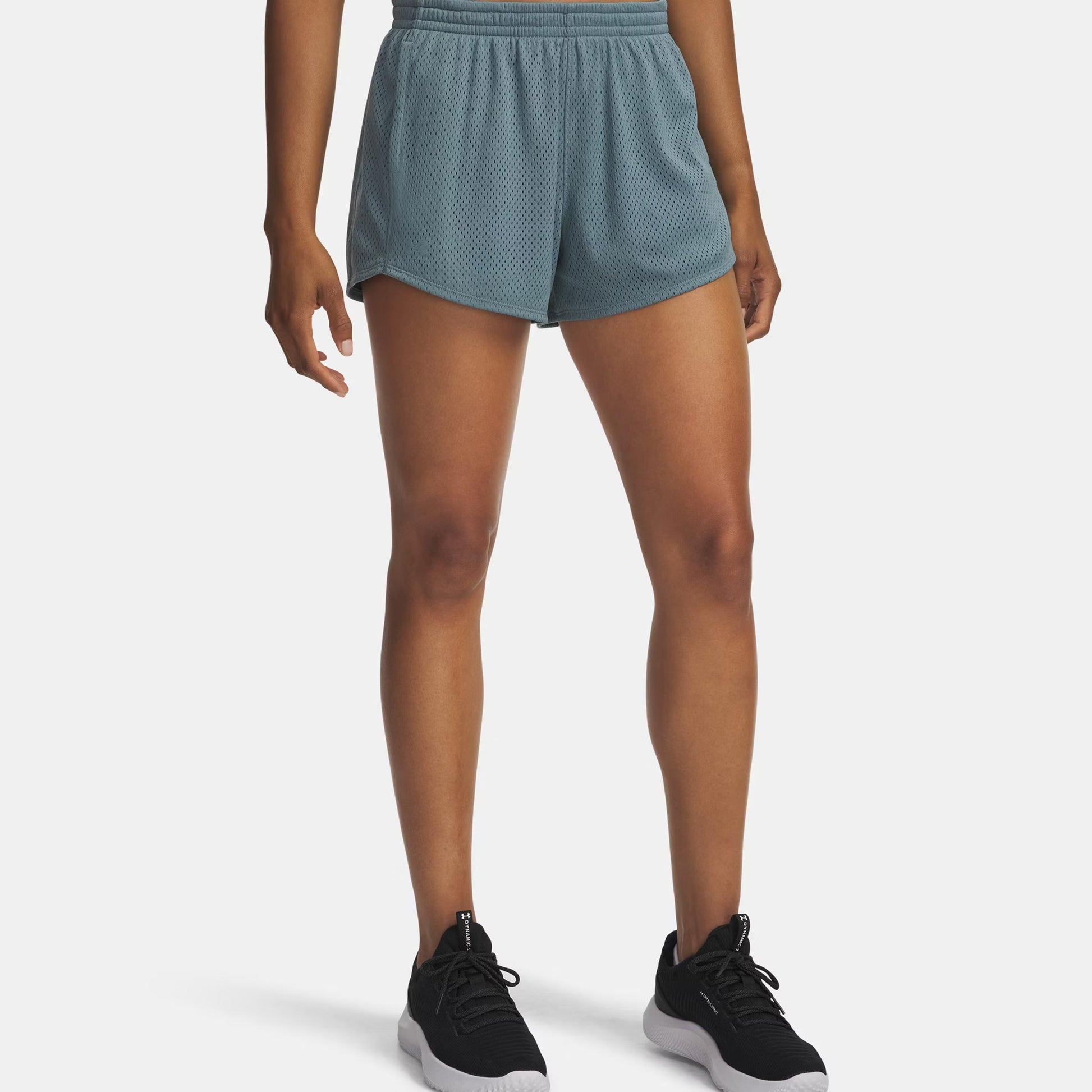Under Armour Tech Play Up Mesh Shorts Women-blue grey