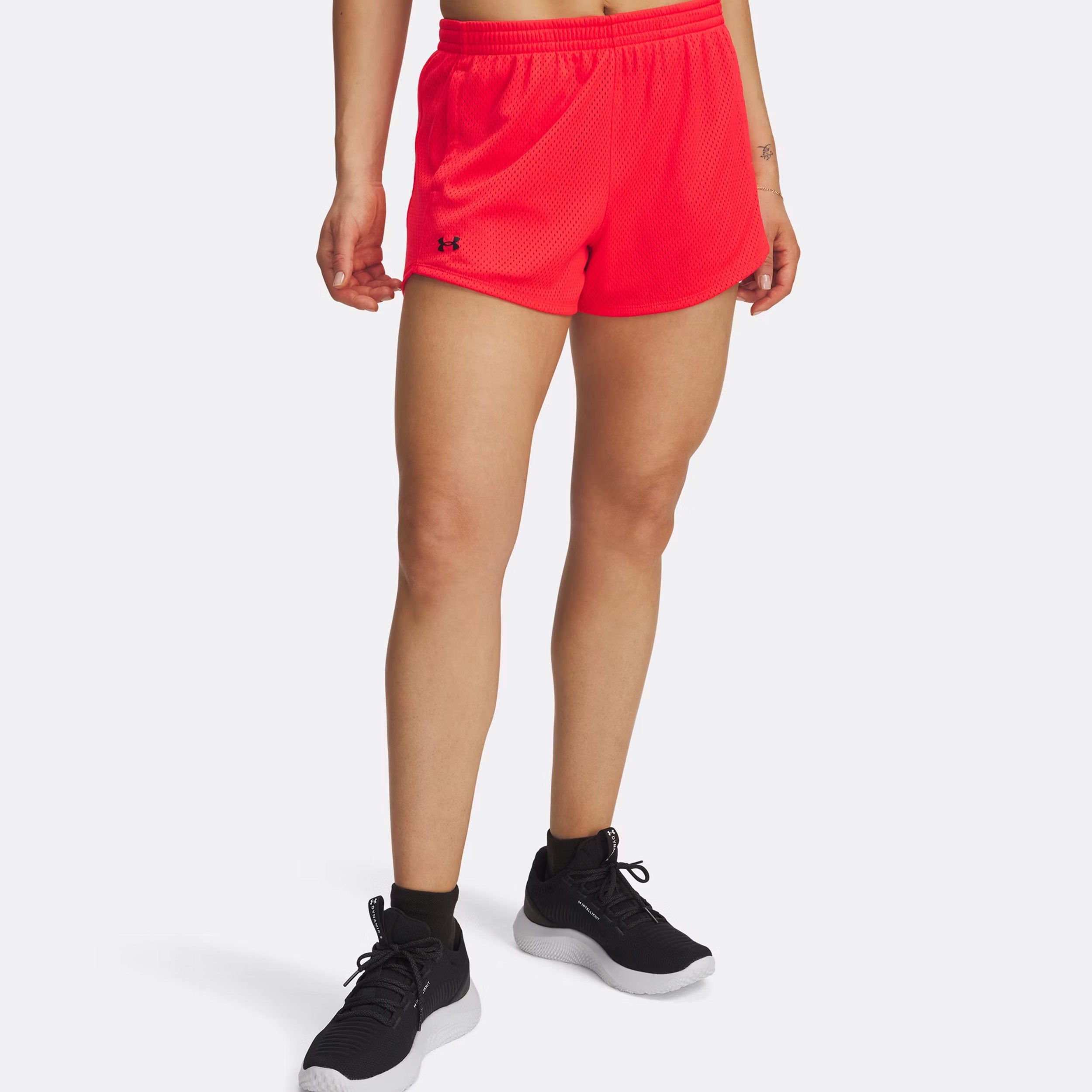 Under Armour Tech Play Up Mesh Shorts Women-Red