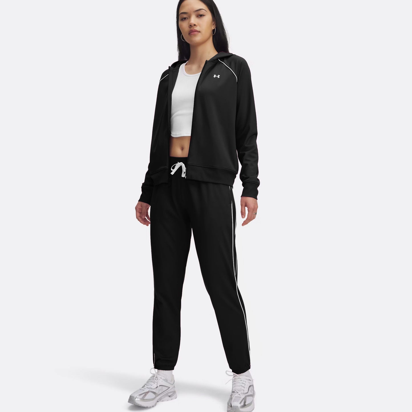 Under Armour Rival Tricot Tracksuit Women-Black