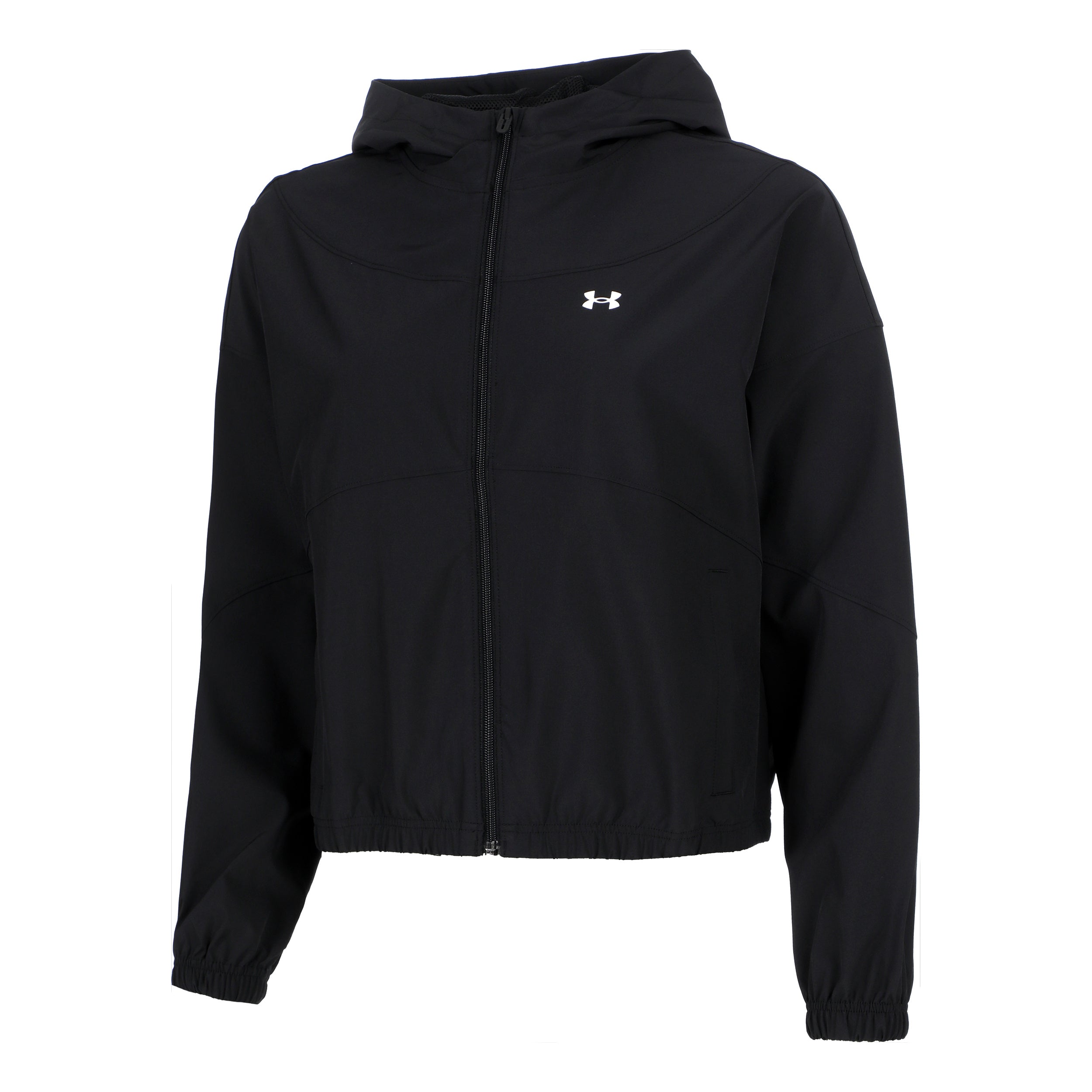 Under Armour Rival Woven Sweatjacke Damen-Beige,Weiß