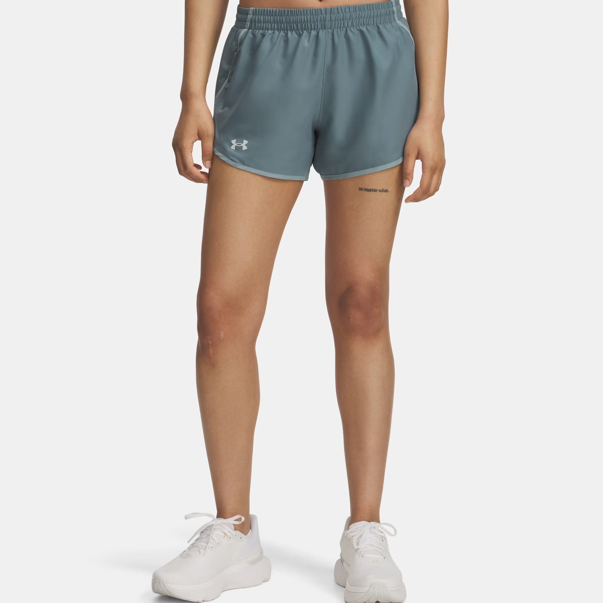 Under Armour Fly By 3in  Running shorts Women - blue grey, petrol