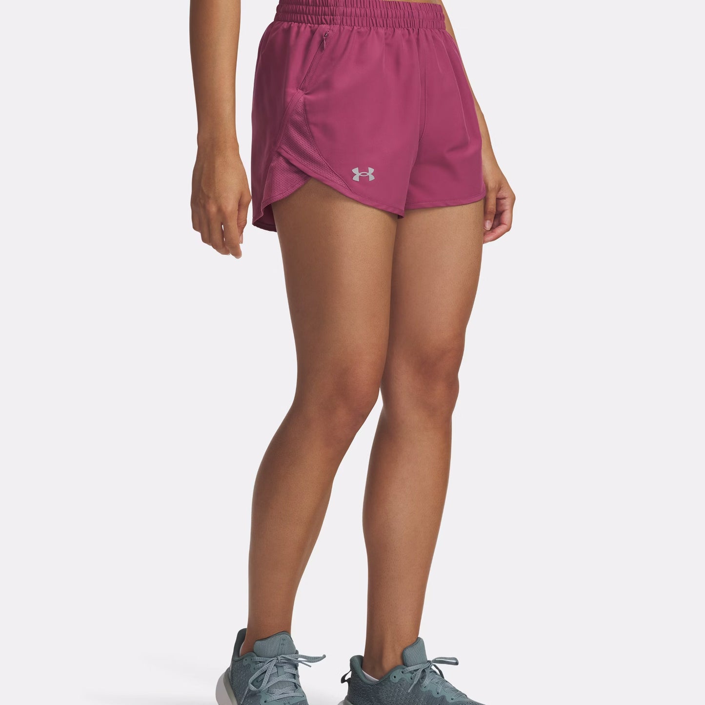 Under Armour Fly By 3in  Laufshorts Damen - rosa, rosa